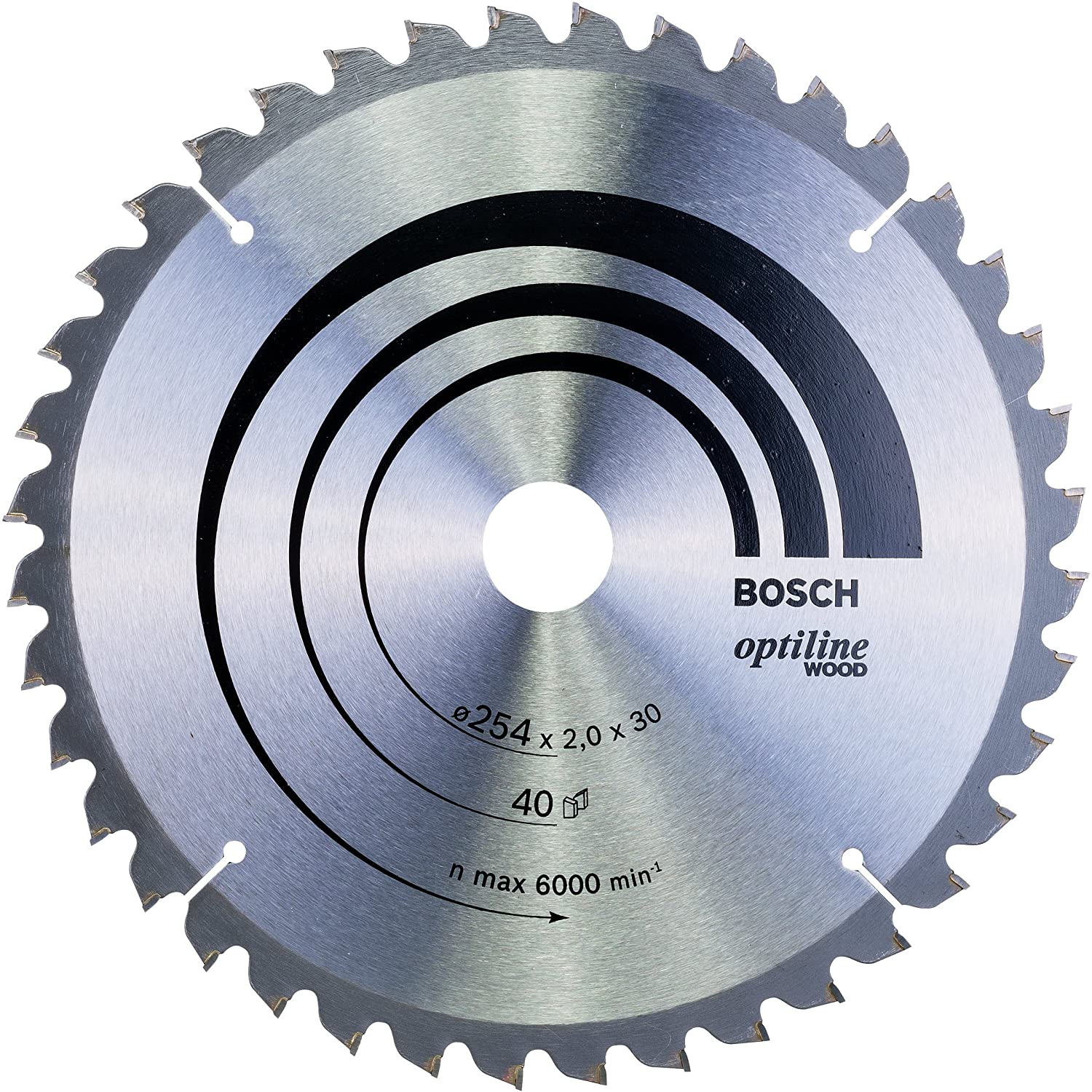 Bosch 1x PRO Wood Circular Saw Blade for Corded Mitre Saws (for Softwood Hardwood, diameter mm