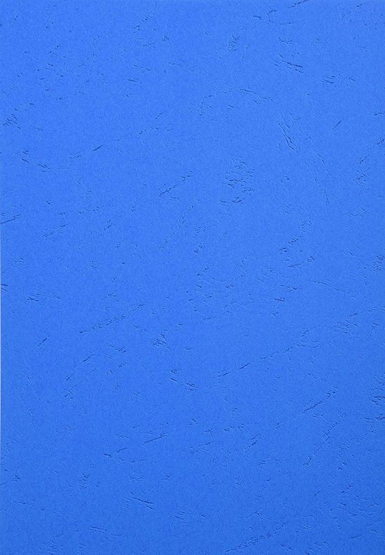 Exacompta Forever Recycled Rigid Presentation Covers, A4, Leather Grain Effect - Blue, Pack of 100 - Image 4