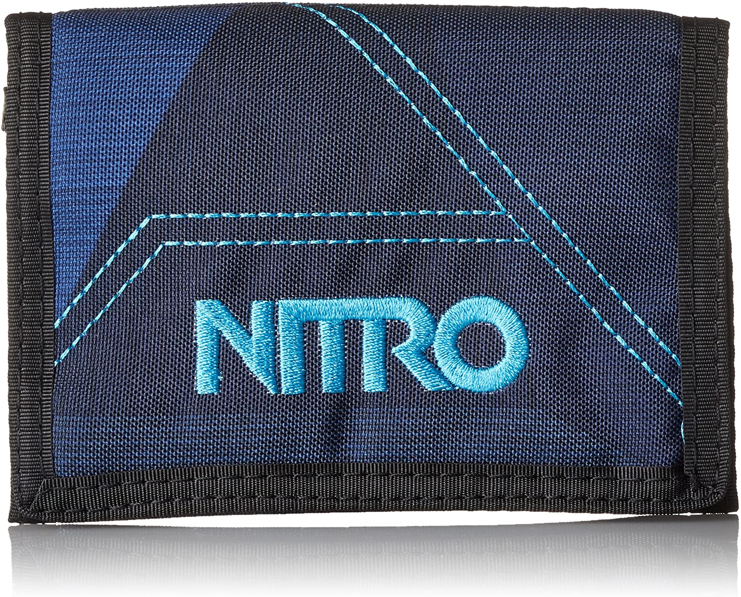 Nitro Wallet, Geldbörse, Geldbeutel, Portemonnaie, Münzbörse, Fragments Blue, 10 x 14 x 1 cm, 1131-878000_1945, 60g