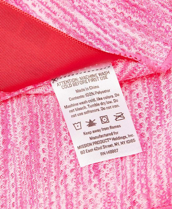 MISSION Tech Knit Towel – Towel for Man, Pink, Size OSFM - Image 3