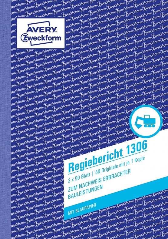 Avery Zweckform 1306 Director Report, DIN A5, Pre-Punched, 2 x 50 Sheets, White, Yellow