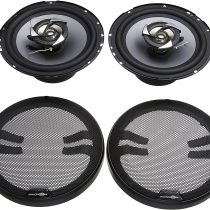SUB ZERO Ice SS3327 Speakers, 6.5-inch Coaxial 220W - Black/grey
