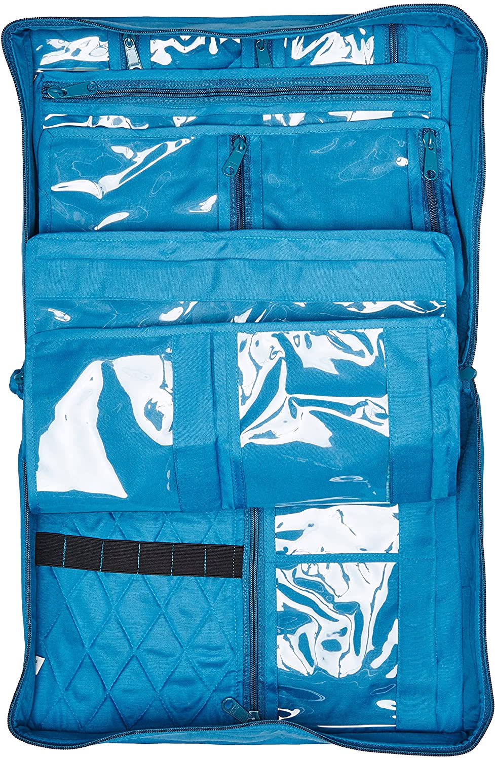 YAZZII Hand Quilters Project Bag Aqua, Large_Organizer - Image 3