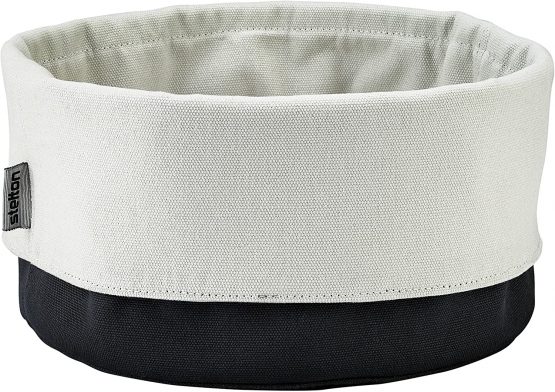 Stelton 1322 Bread bag, black / sand, 23 x 23 x 21 cm