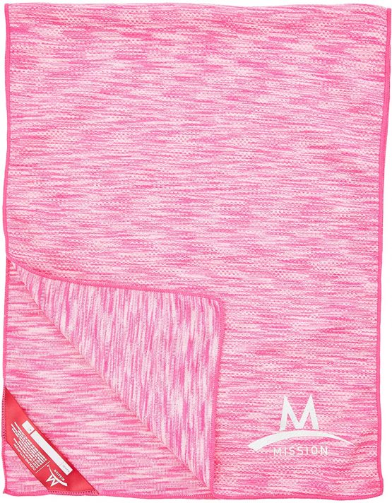 MISSION Tech Knit Towel – Towel for Man, Pink, Size OSFM - Image 2