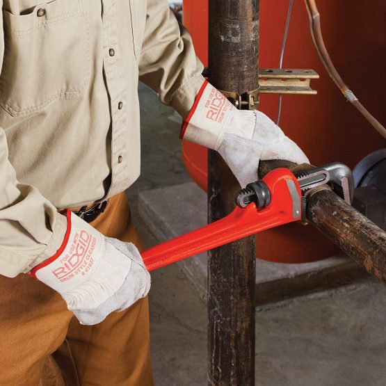 RIDGID 31025 18-inch Heavy-Duty Straight Pipe Wrench, 18-inch Plumbing Wrench - Image 4