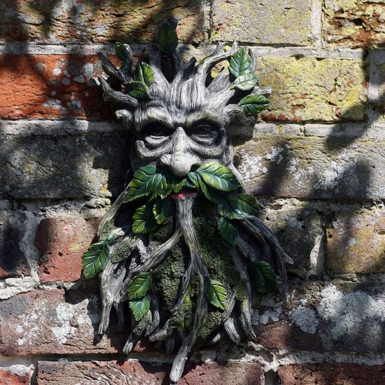 Celtic Greenman Hanging Wall Plaque Garden Ornament - Image 3