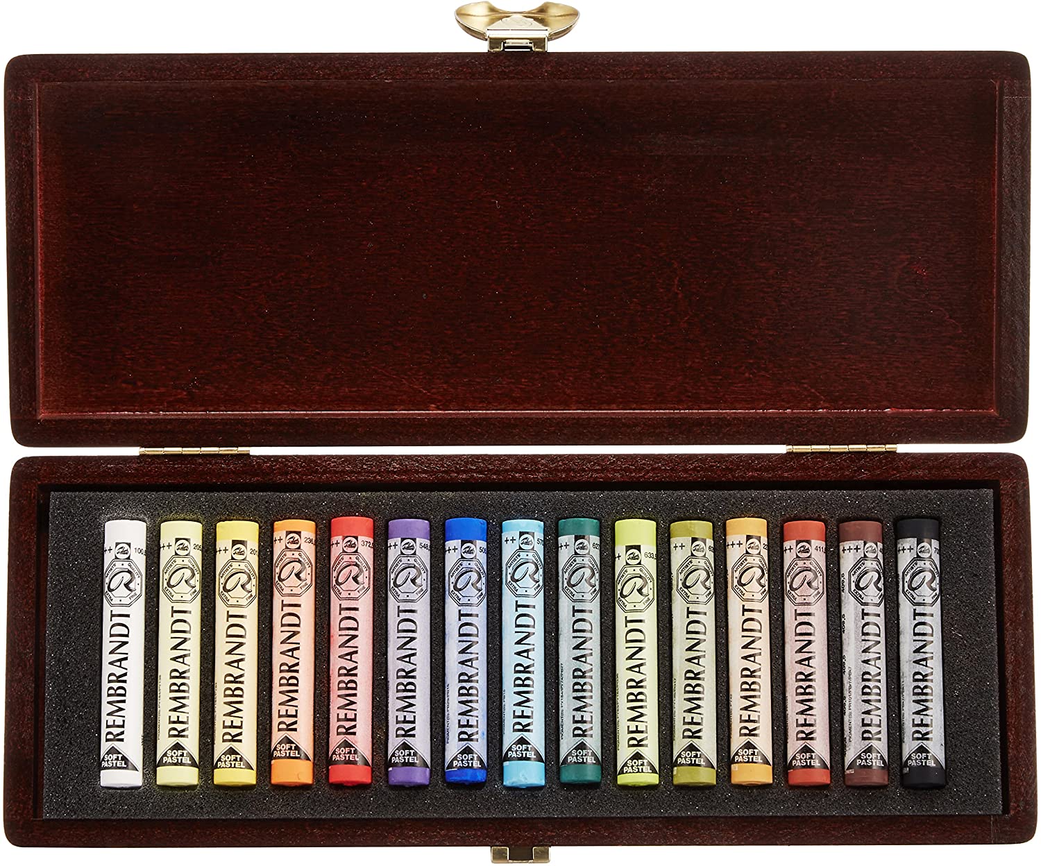 Rembrandt Professional Soft Pastel Set in Luxury Wooden Box, Starter Box