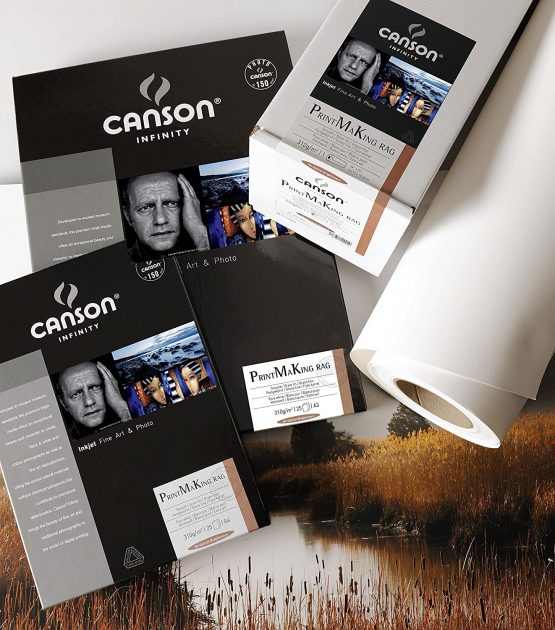 Canson Infinity Print MaKing Rag 310gsm, natural white matte inkjet paper, A4, box of 25 sheets - Image 2