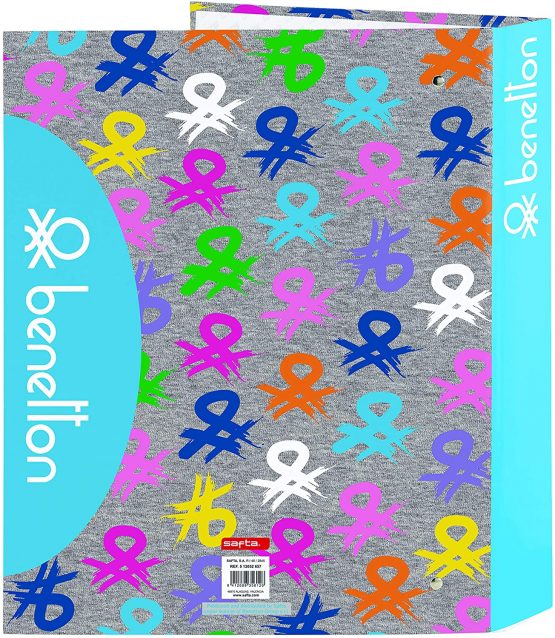 Benetton Folio 4-Ring Binder, 270 x 60 x 330 mm - Image 2