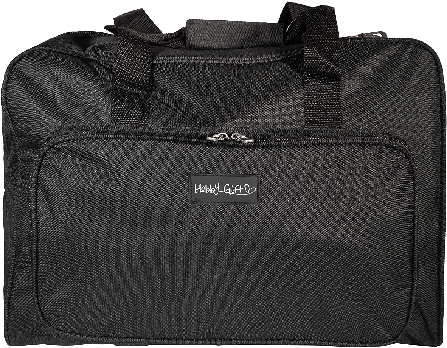 Hobbygift MR4660BLK Sewing Machine Bag, Black, 47 x 21 x 33 cm, 43 x 26 x 34cm
