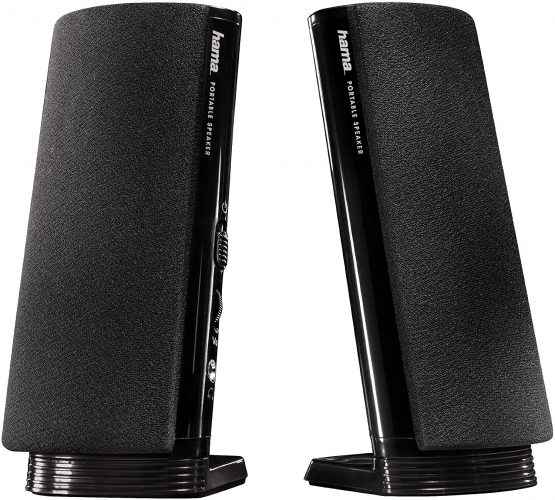 Hama 57139| E 80 Active PC Speaker, Black - Image 2