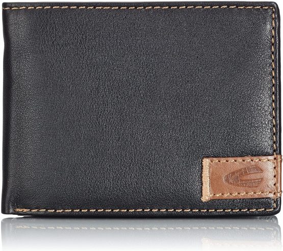 camel active California Wallet - 12.5X2X9.5, Black