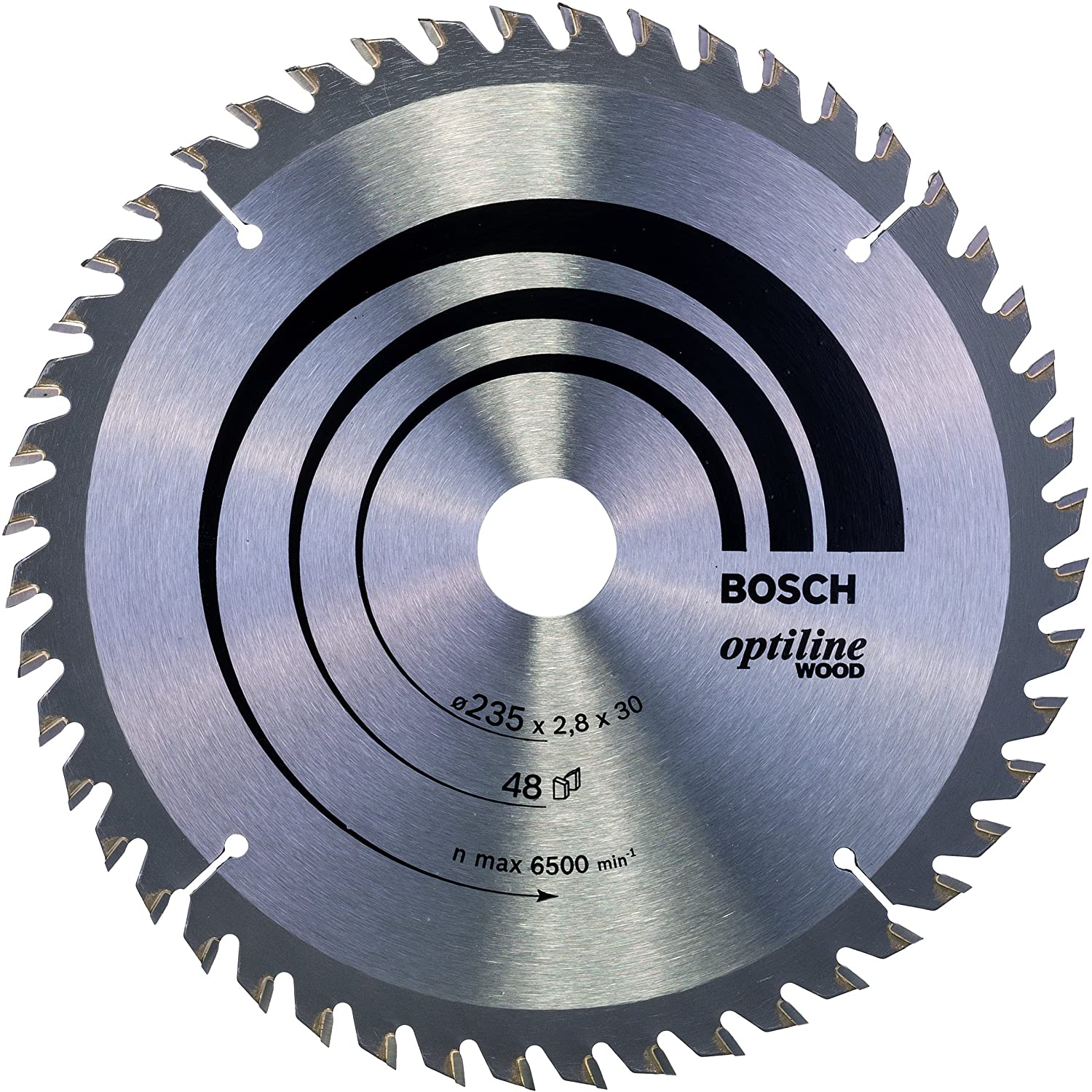 Bosch 1x PRO Wood Circular Saw Blade for Corded Hand-Held Circular Saws (for Softwood Hardwood, diameter mm