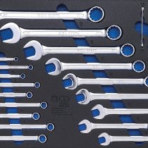BGS 4012 | Tool Tray 3/3: Combination Spanners and E-Type Spanners Assortment | 22 pcs.