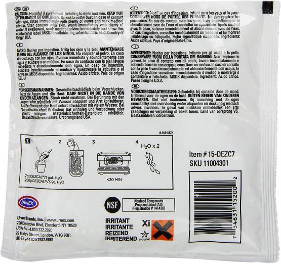 Urnex Dezcal Activated Scale Removing Powder, 200 g - Image 2