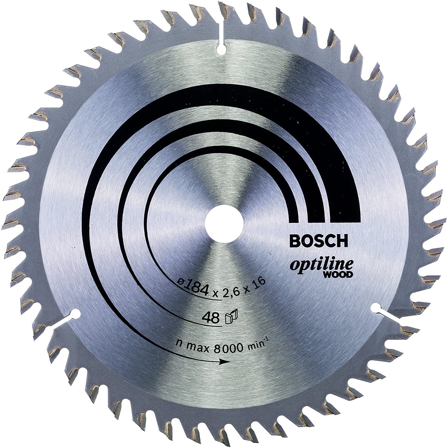 Bosch 1x PRO Wood Circular Saw Blade for Corded Hand-Held Circular Saws (for Softwood Hardwood, diameter mm