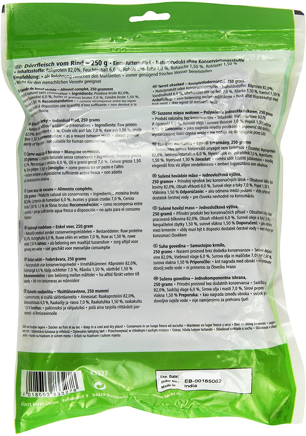 Kerbl Dried Meat, 250 g, 250 g (Pack of 1) - Image 2