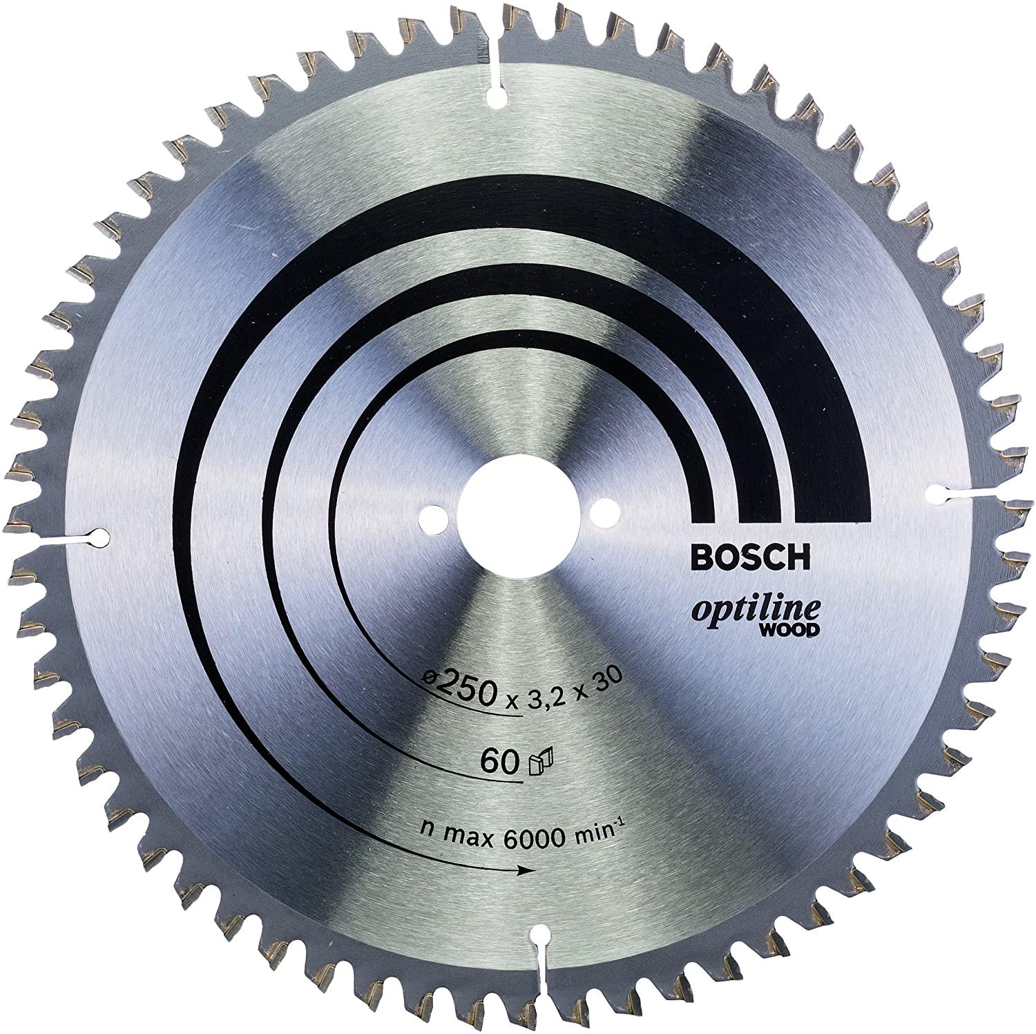 Bosch 1x PRO Wood Circular Saw Blade for Corded Mitre Saws (for Softwood Hardwood, diameter mm