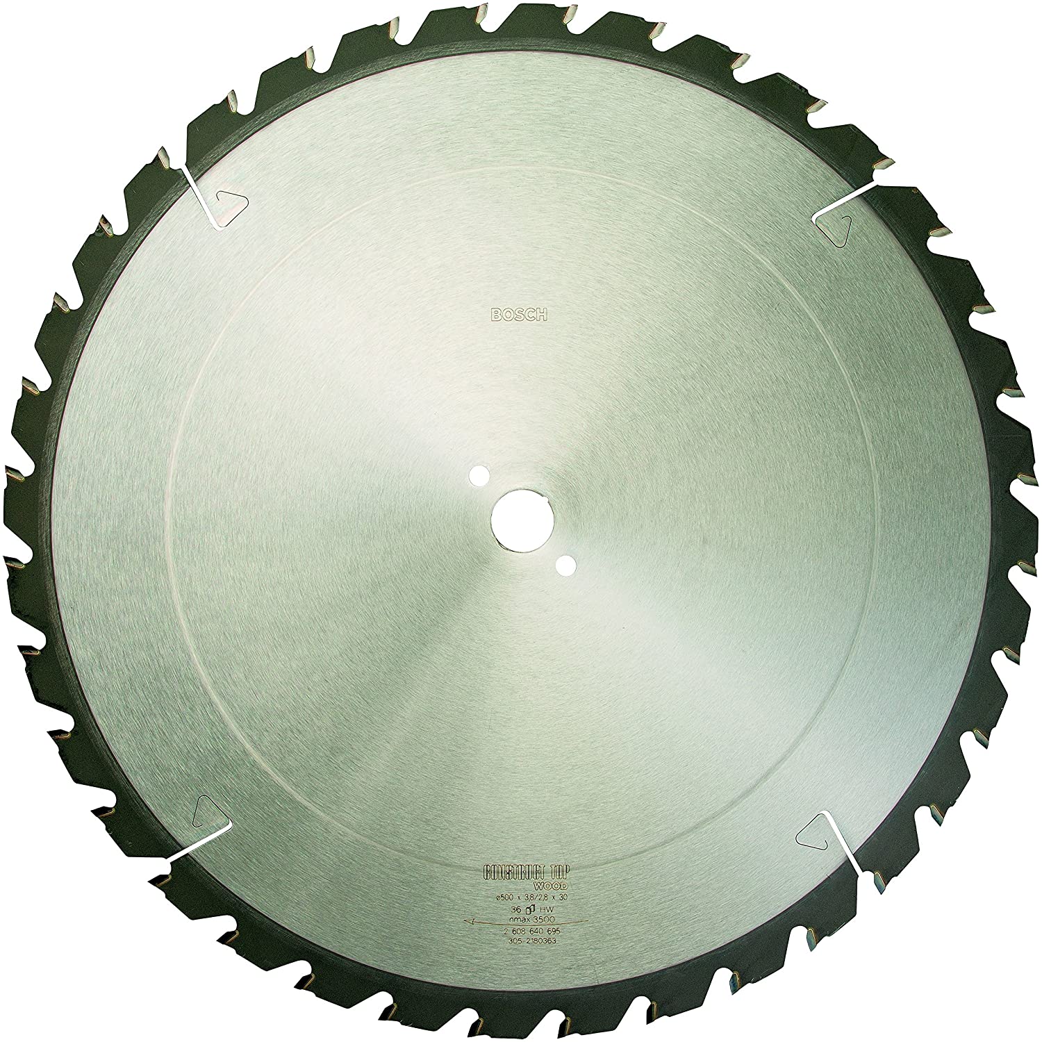 Bosch 1x PRO Construction Wood Robust Circular Saw Blade for Corded Table Saws (for Construction wood with mortar and nails Wood with nails