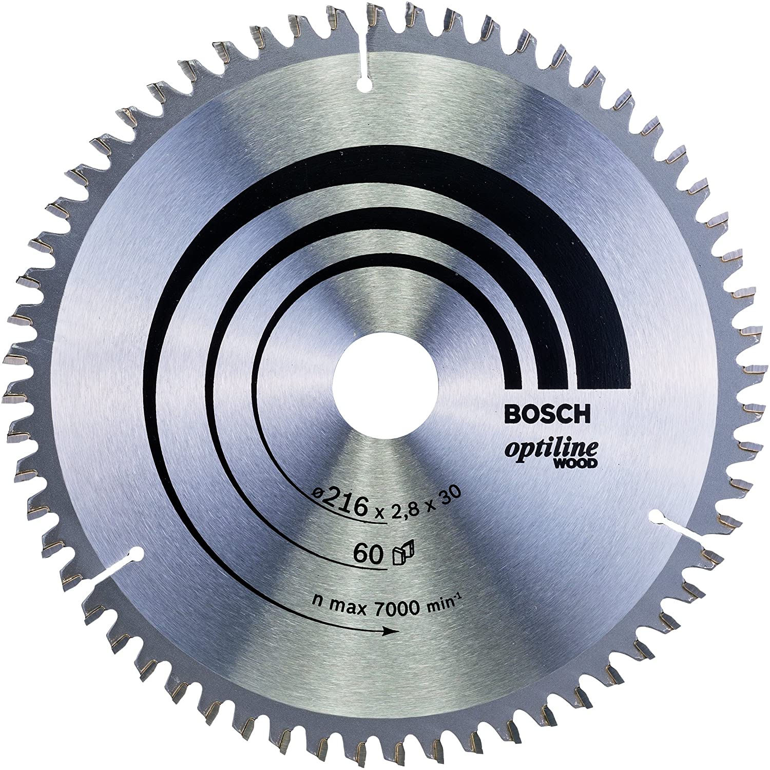 Bosch 1x PRO Wood Circular Saw Blade for Corded Mitre Saws (for Softwood Hardwood, diameter mm