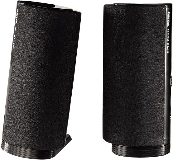 Hama 57139| E 80 Active PC Speaker, Black