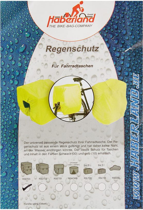 Haberland Regenschutz Für Dreifachtaschen Rain Cover