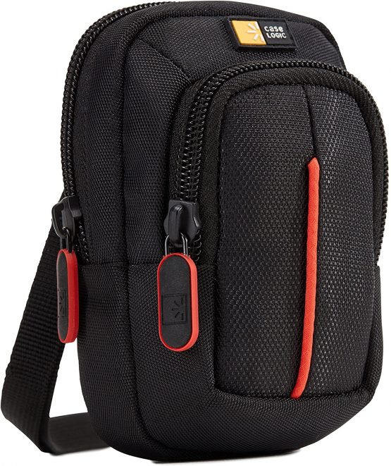 Case Logic DCB302 Compact Digital Camera Bag with Separate Zipped Accessory Pocket and Internal Slip Pocket for SD Cards - Image 4