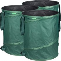 GardenMate pack of 3 x 85L pop-up garden waste bags made of 600D Oxford Polyester (H50 cm, D47 cm)