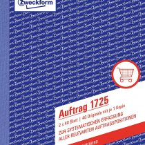 Avery Zweckform 1725 Application, DIN A5, selbstdurchschreibend, 2 x 40 Sheets, White, Yellow