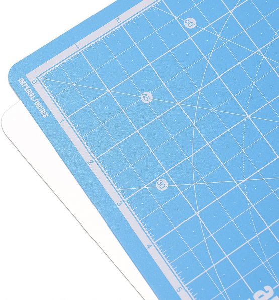 ANSIO Rotating Self Healing Cutting Mat - Craft, Quilting, Sewing, Scrapbooking, Fabric & Papercraft - Imperial 13 Inch x 13 Inch - Sky Blue - Image 4