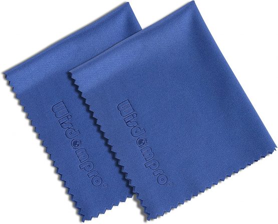 wisdompro 8-Pack Microfiber Cleaning Cloth For Camera Lens, Glass, Lenses, Phone, iPhone, iPad, Tablet, Laptop, LCD TV/Computer Screen/Monitor and other Delicate Surface - Blue (6 x 7 inch) - Image 2