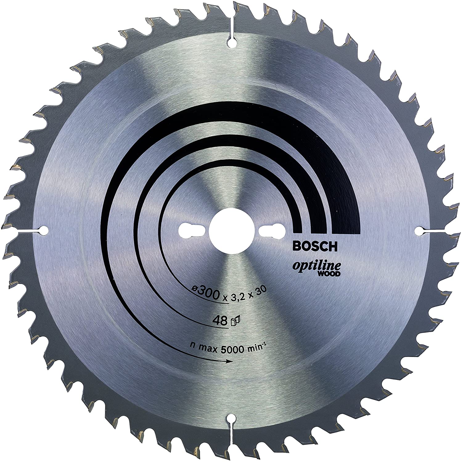 Bosch 1x PRO Wood Circular Saw Blade for Corded Table Saws (for Softwood Hardwood, diameter mm