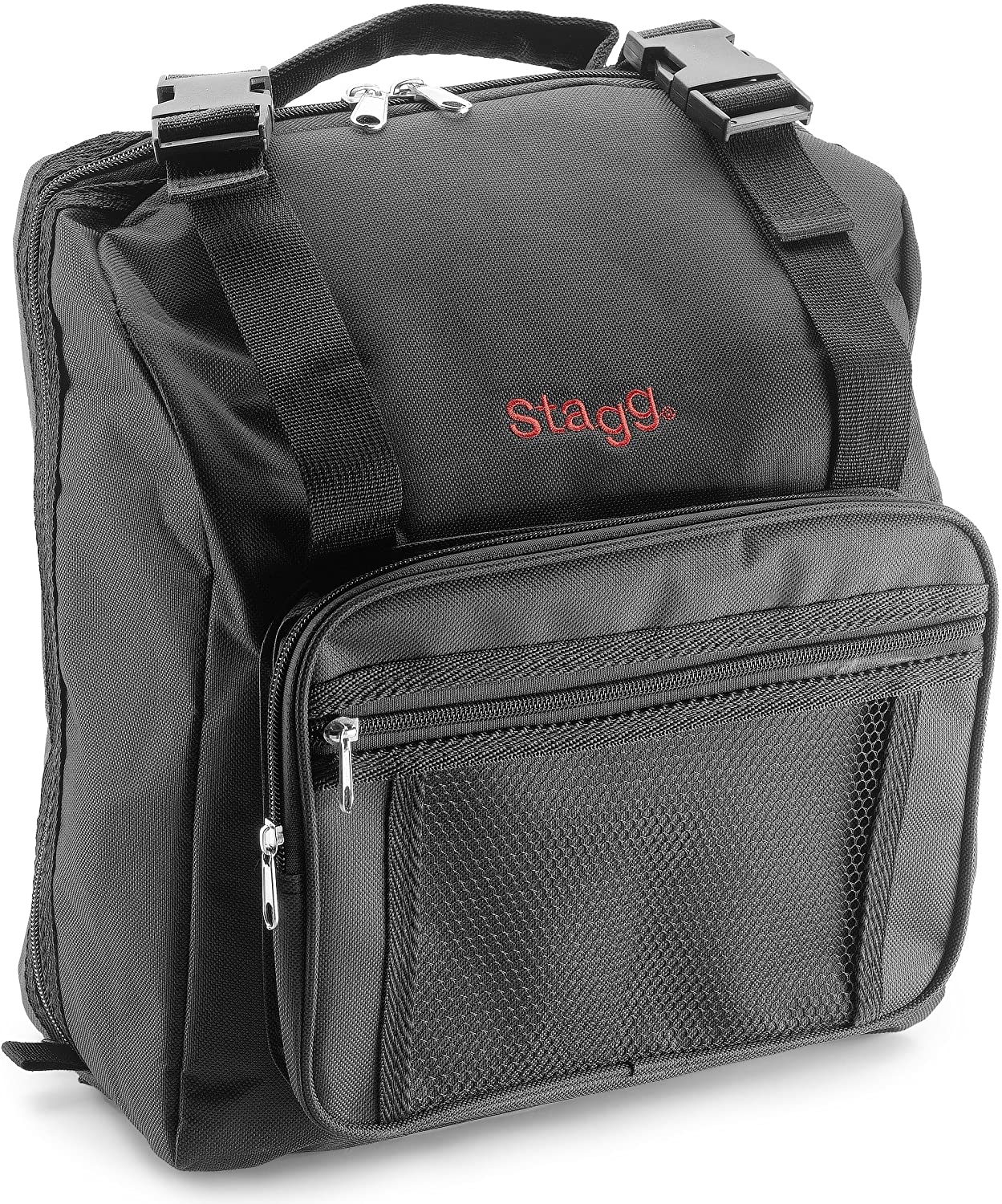 Stagg 25014618 Standard bag for Accordion, Black, 15.3 Inches x 13.8 Inches x 8 Inches