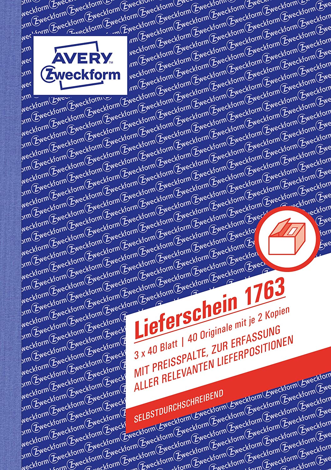 AVERY Zweckform Duplicate Lieferschein mit Preisspalte "", 3 x 40 Blatt