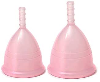 Irisana, Menstrual Cup, Size S, Pink, 8.5 x 4.5 x 9.5 cm, Surgical Silicone, DIU Compatible, Eco-Friendly and Bio-Compatible - Image 3