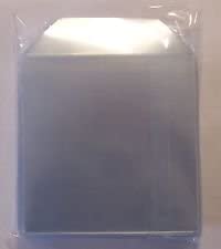 VISION MEDIA® X 100 Plastic Wallets - With Flap for DVD/CD
