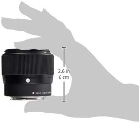 Sigma 56 mm f/1.4 (C) AF DC DN Lens for Canon EF-M, noir, Pe - Image 3