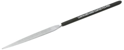 TAMIYA H.C.Pro 300074106 File Flat 6 mm Hardened, White