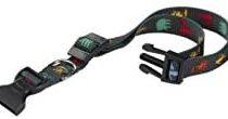 Ferplast Circus Design Club C25/70 Dog Collar Nylon Adjustable from 45 to 70 cm Neck Circumference Width 25 mm