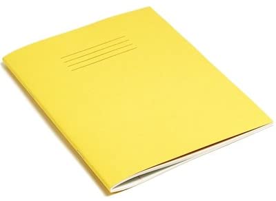 Rhino A5+ Exercise Books, 64-Page / 8mm Lined with Margin Paper Notebook, 10-Pack, 9 x 7 Writing Book