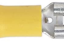 Sealey YT13 Push-On Terminal 6.3mm Female Yellow Pack of 100