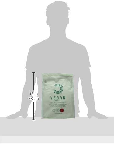 Bulk Vegan Mass Gainer, Protein Powder, Strawberry, 2.5 kg, Packaging May Vary, 2.5kg - Image 3