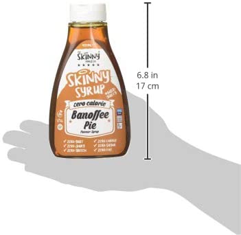 The Skinny Food Zero Calorie Banoffee Pie Syrup, Colored, 500 g, 500 g (Pack of 1) - Image 3