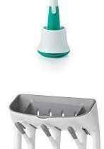 OXO TOT Baby Bottle Brush with Drying Rack, Grey