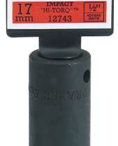 Draper 12743 Expert Deep Impact Socket, 1/2" Square Drive, 17mm