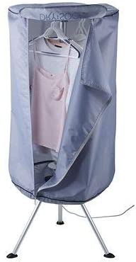 DrySoon Heated Clothes Airer Drying Pod - Holds Up To 12 Hangers Circulates Hot Air For Quick Drying, Grey - Image 4