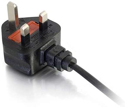 C2G 80613 3M C7 Power Cable (BS1363 to IEC 60320C7) Figure 8 Power Lead, Black - Image 3