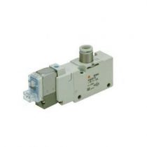 SMC VQZ232B-5YOW1-C6F-Q 3 Port Solenoid Valve, Body Ported