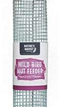 Natures Market 1 x BF019 Large Deluxe Hanging Steel Nut Peanut Bird Feeder